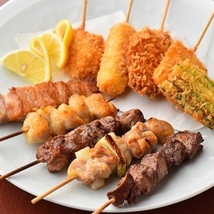 串焼き5本&串揚げ5本盛り合わせ【売れ筋】