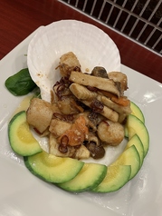 帆立と旬菜の炒め (並)
