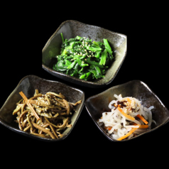 ほうれん草ナムル/ぜんまいナムル/紅白なます