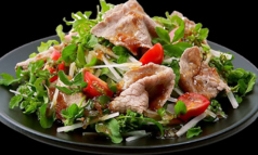 ラムしゃぶとクレソンサラダ