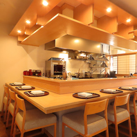 少人数でもご利用頂けるカウンター席☆