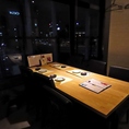 【夜景の見える2名様個室】お二人でもご利用いただけるお席もご用意！