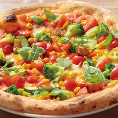 菜園風10種の野菜とモッツアレラ