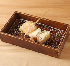 モッツァレラチーズベーコン巻天
