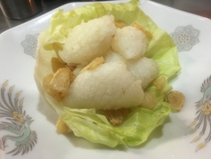 やわらかイカとにんにくの香味揚げ