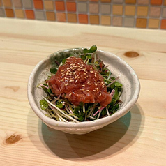 カイワレ酒盗和え