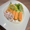 料理メニュー写真&nbsp;アトランティックサーモンのレアカツ