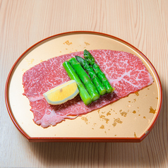 アスパラ大判ロース包焼き