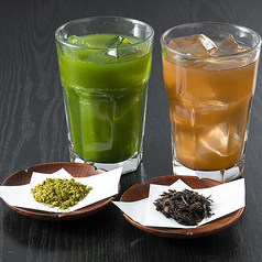 天空の抹茶割り/天空のほうじ茶割り/天空の玄米緑茶割り 各