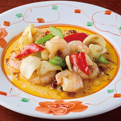 海老と百合根のXOジャン炒め