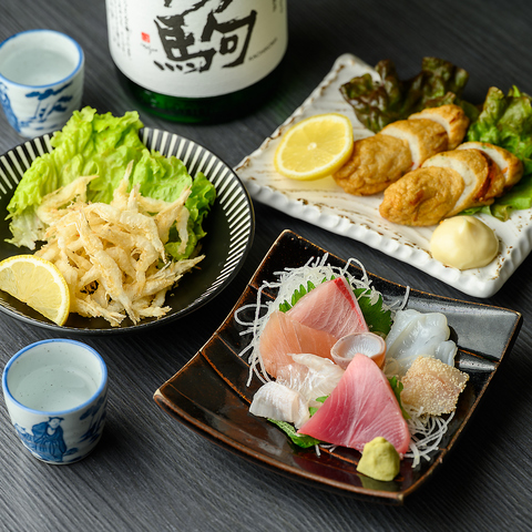 新鮮な富山の魚を刺身で堪能できます。毎日厳選して仕入れる新鮮なお魚が自慢のお店♪