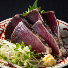 厚切りカツオ叩き
