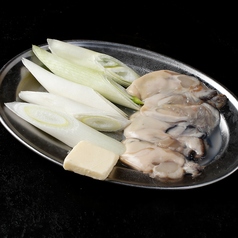 牡蠣と深谷ねぎのバター焼き