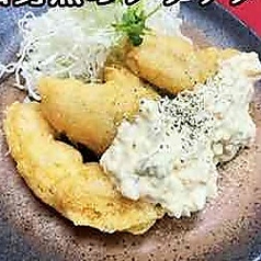白身魚のフリッター定食