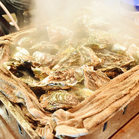 牡蠣が美味い！定番の生牡蠣から酒蒸しや焼きほか♪