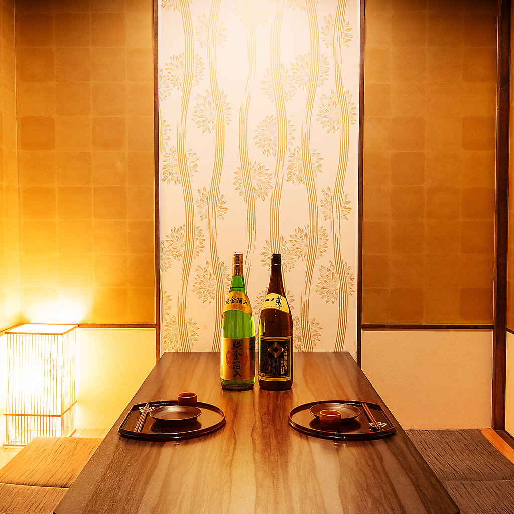 梅田駅5分【全席個室】　居酒屋◎九州料理の飲放付コース4000円台～♪