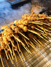 2日仕込み3度炙り ねじり皮串