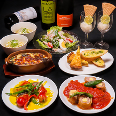 Bistroやすながのコース写真