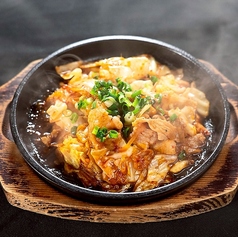 鉄板豚キムチ