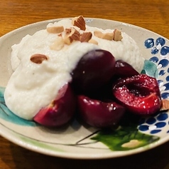 チェリ－とマスカルポーネの白和え