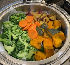 好評の蒸し野菜復活！