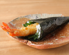 特大海老天手巻き