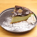 料理メニュー写真&nbsp;抹茶のバスクチーズケーキ