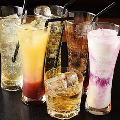 充実のアルコールラインナップ