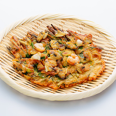 海鮮たっぷり！海鮮チヂミ