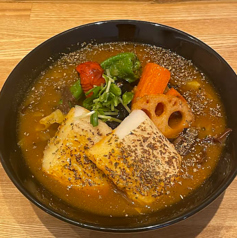 野菜じゃこ天スープカレー