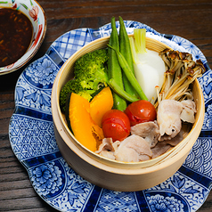 塩麹せいろ蒸し～豚と彩り野菜～