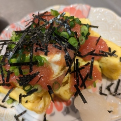 クリームチーズの明太だし巻き玉子