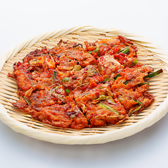 キムチチヂミ（辛いのが好きな方に！）