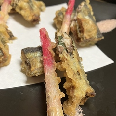 秋刀魚の梅紫蘇挟み揚げ