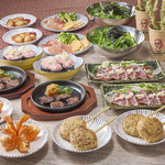 てんぐ大ホールの代表メニューを楽しめるコースを各種ご用意◎