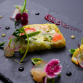 料理メニュー写真&nbsp;季節野菜のテリーヌと旬の魚介