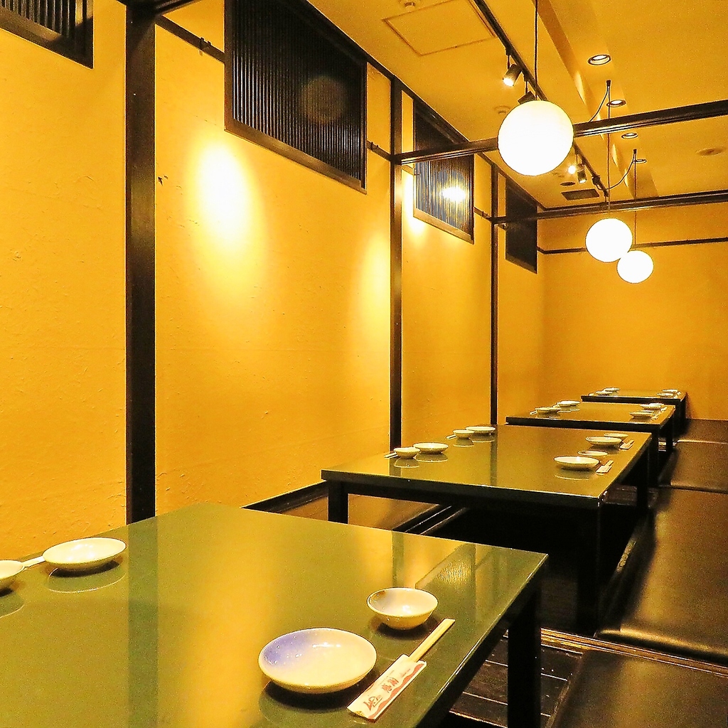 盛り上がる宴会にゆったり寛げる掘りごたつ式個室♪