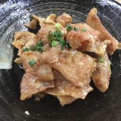 鶏皮パリパリポン酢