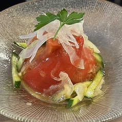 ゴロゴロトマトの香味和え