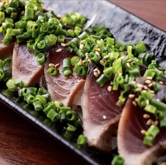 鰹のたたきねぎまみれ