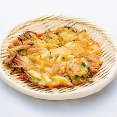 ジャガイモチーズチヂミ（ジャガイモとチーズ）