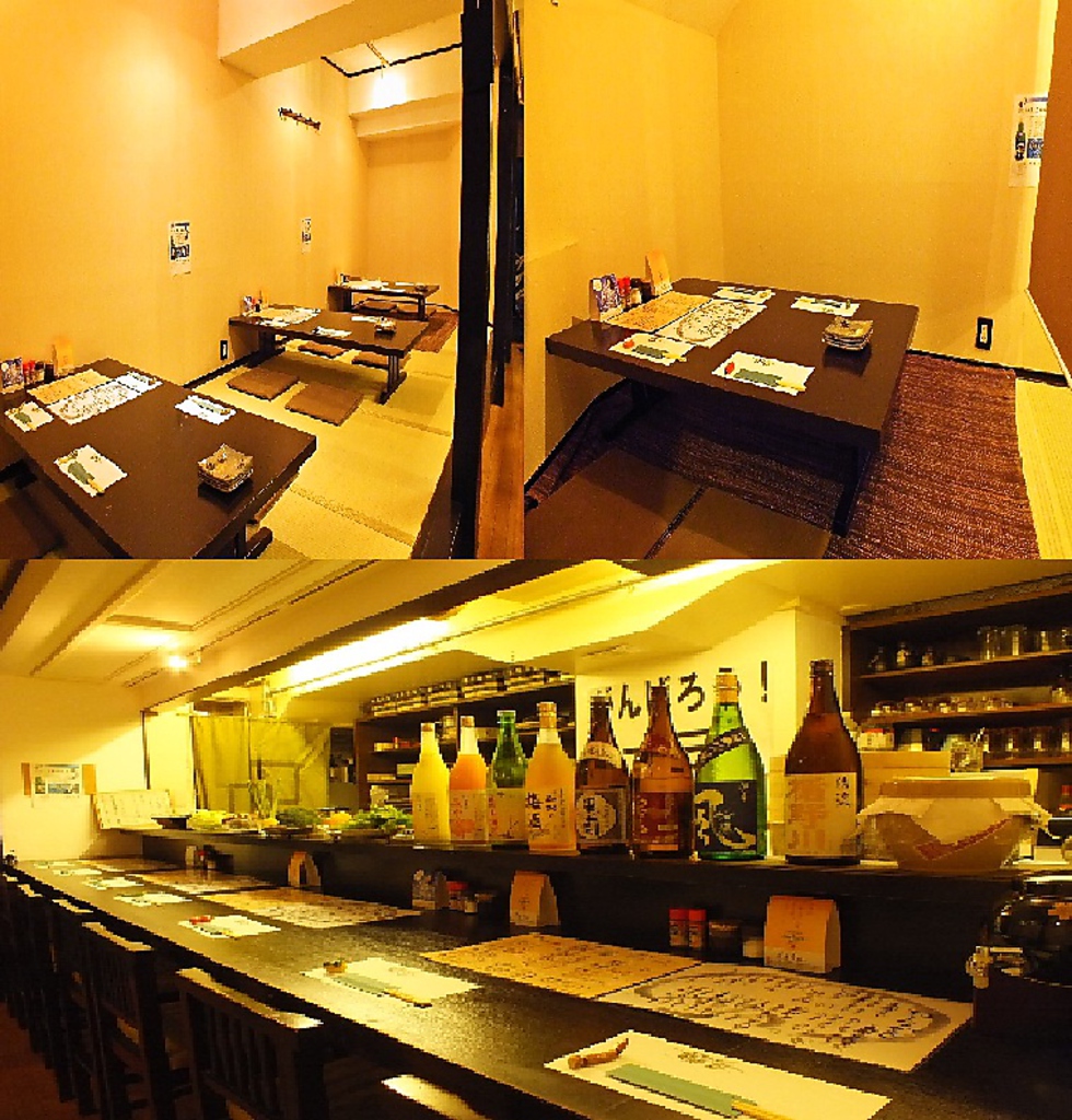 少人数～大人数までゆったり寛げる隠れ家的空間！貸切も20名様～承ります！！