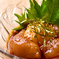 こだわり素材の鮮度と、秘伝の味の組合せ