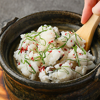 夏の風物詩　鱧の土鍋ご飯