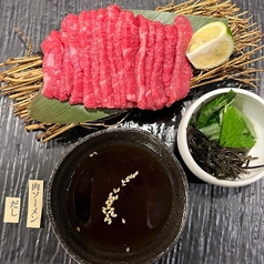 肉そうめん（麺つゆとわさびで）