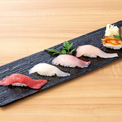 睦月の握り寿司 五種