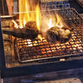 お鍋や、創作和食をはじめ、香ばしい炭火焼きでの火入れも♪「なにわ黒牛」や「京赤地鶏」、「近江鴨」や地産地消のお野菜など、『炭火焼きのお料理』もご提供しております♪