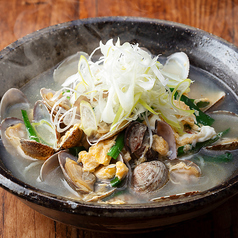 あさりとニラ玉の旨出汁拉麺