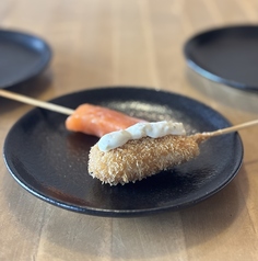 サーモン(タルタル付き)
