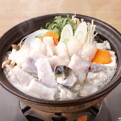 とら河豚ちり鍋(昆布出汁ぽん酢)　1人前